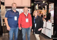 Jeff Warren, John Juhler and Sara Junk of Vostermans Ventilation. Their new Multifan Greenhouse Fan is one of the most energy-efficient greenhouse fans on the market